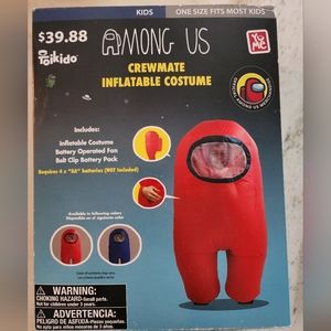 Among us Kids Costume! Never Used 30.00